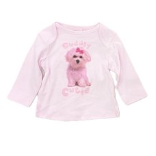 TXS231: Baby Girls " Cuddly Cutie" Top (0-24 Months)